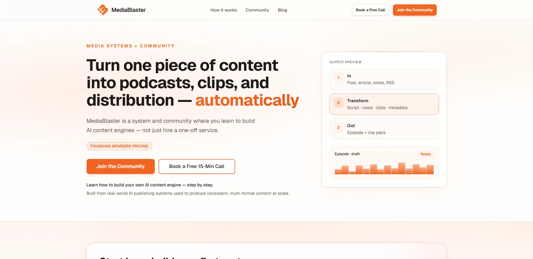 MediaBlaster Roku application and WordPress media platform